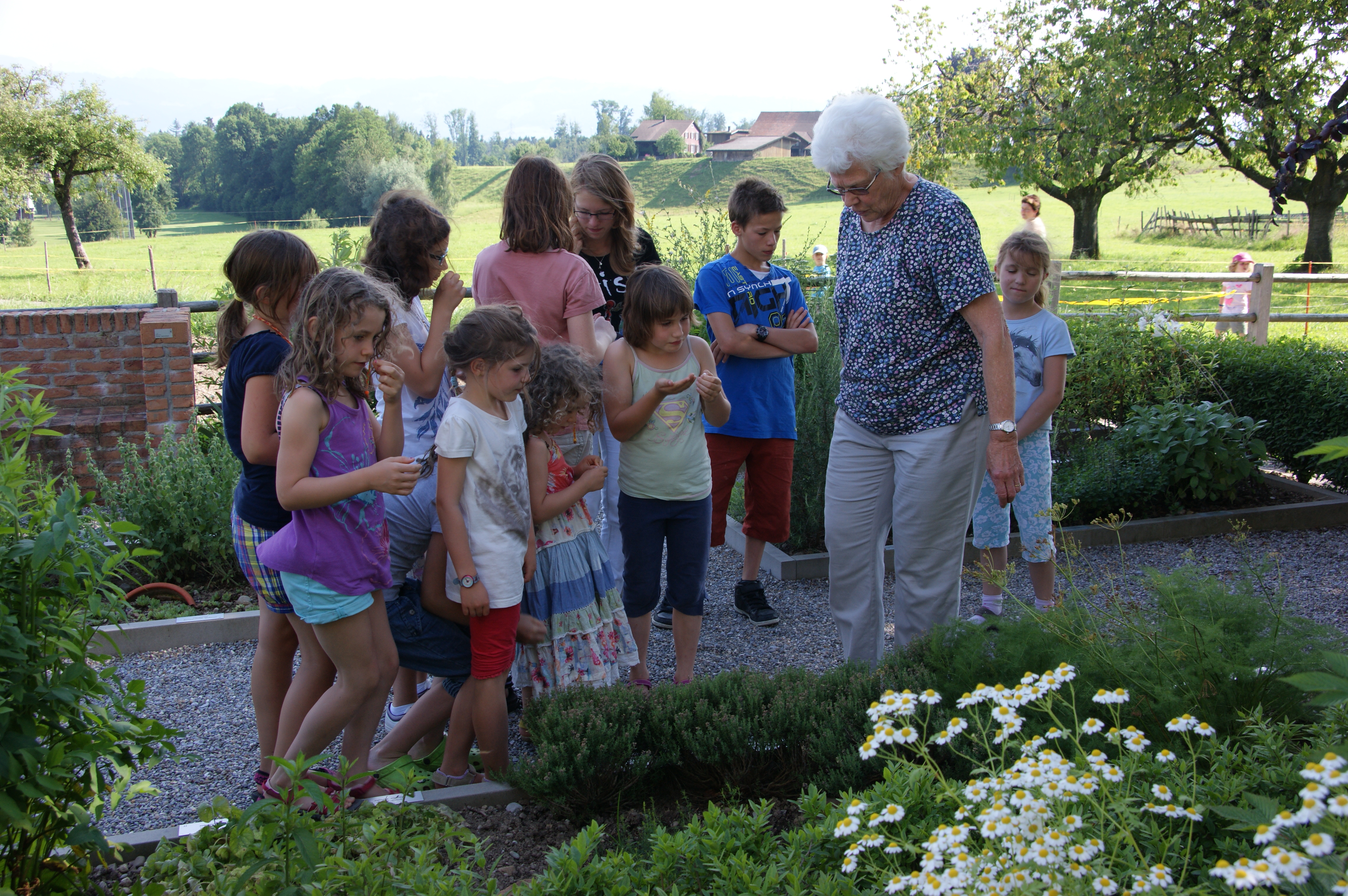 Führung durch den Kräutergarten im Ritterhaus Bubikon